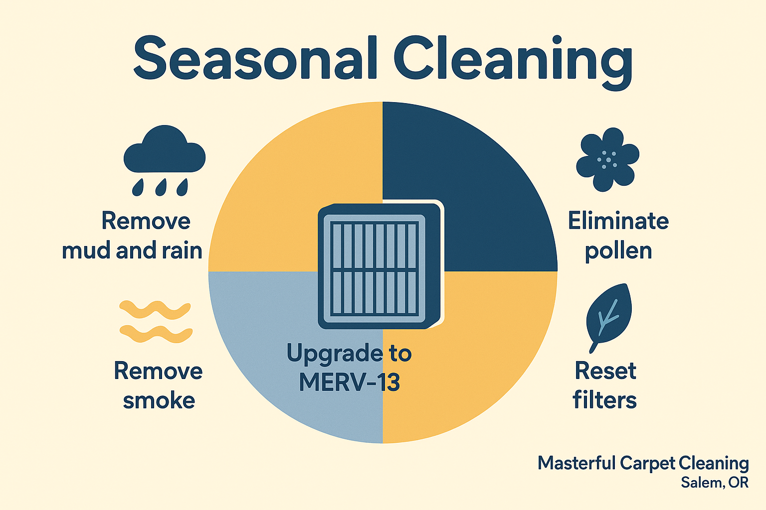 Seasonal changes for Oregon