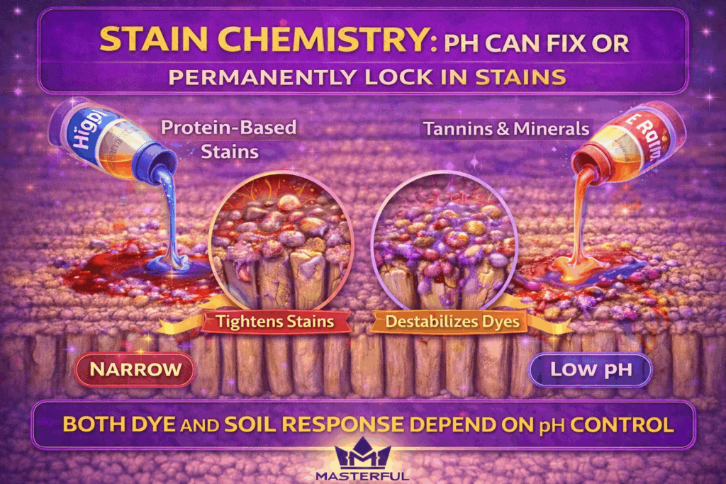 Stain Chemistry How pH Can Lock Stains In Permanently