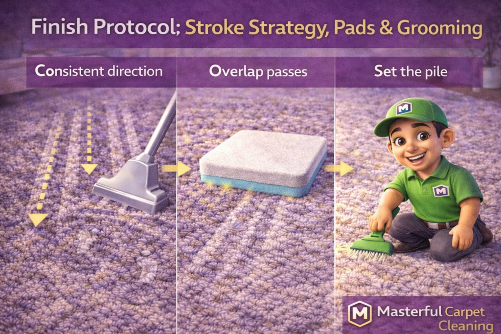 Stroke Strategy, Pads, and Grooming (The Finish Protocol)