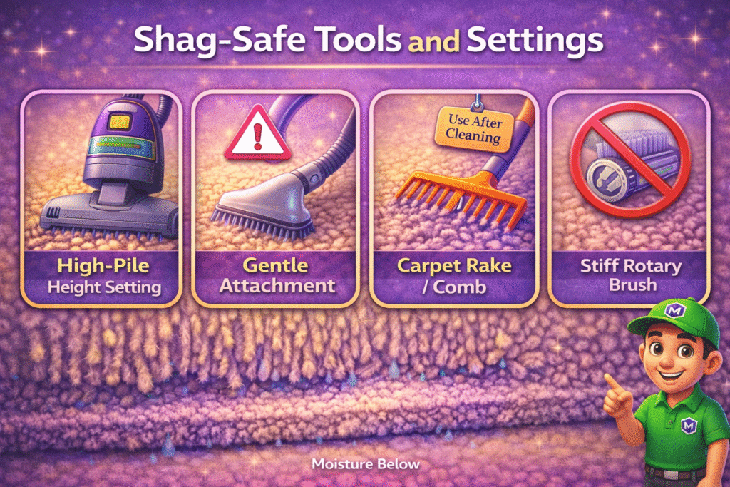 The safe shag cleaning approach right tools + grooming + airflow
