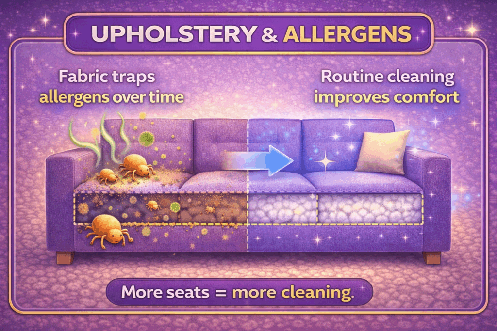 Upholstery, Allergens, and Indoor Comfort