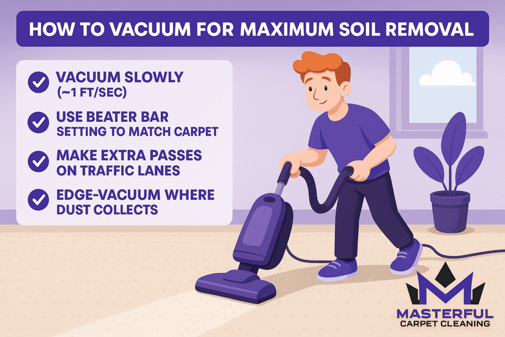 How to Vacuum for Maximum Soil Removal