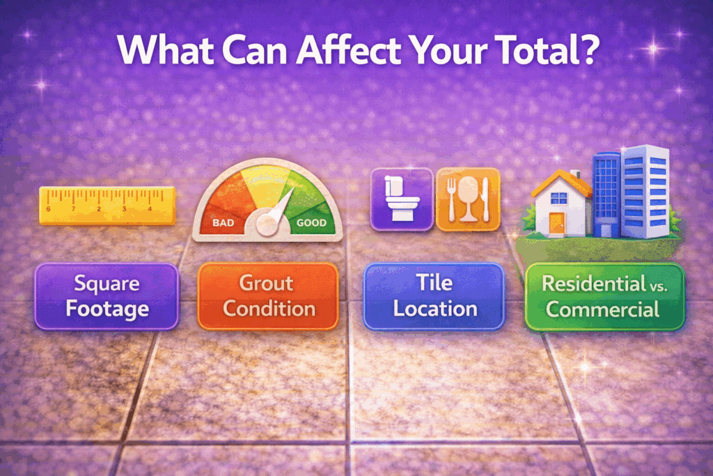 What Can Affect Your Total Tile & Grout Cleaning Cost