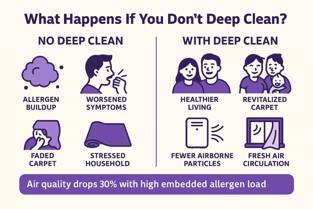 Proven Benefits of Deep Carpet Cleaning in Allergy Season