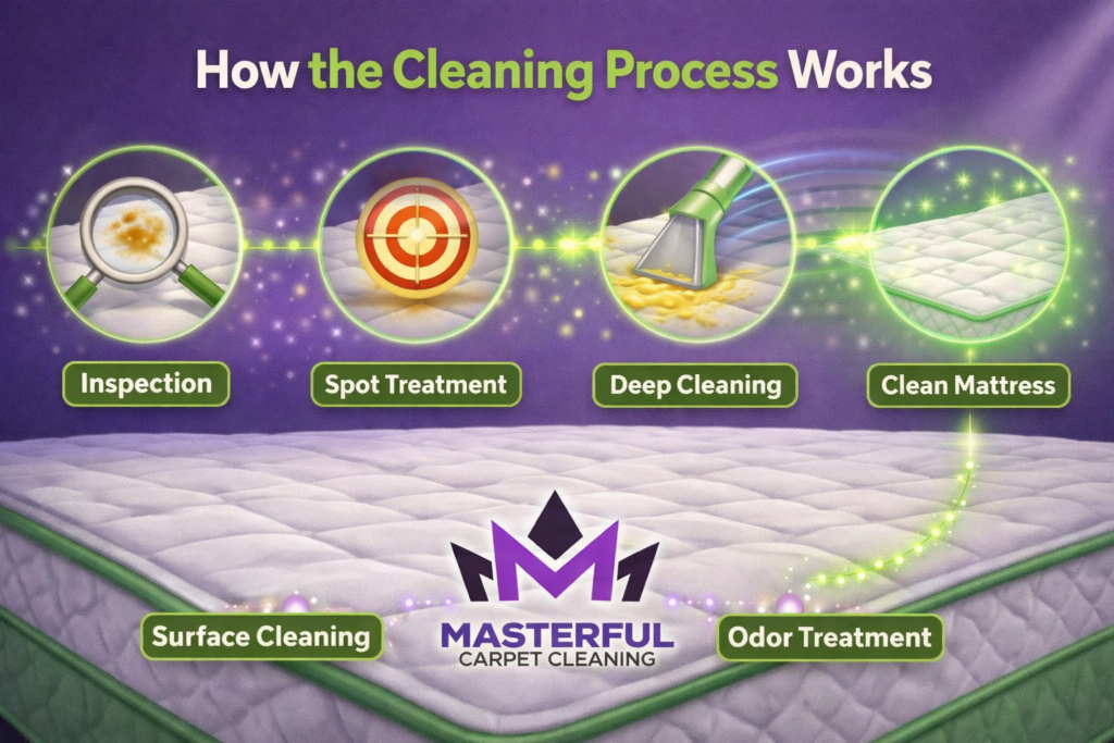 What’s Included in Our Mattress Cleaning Service