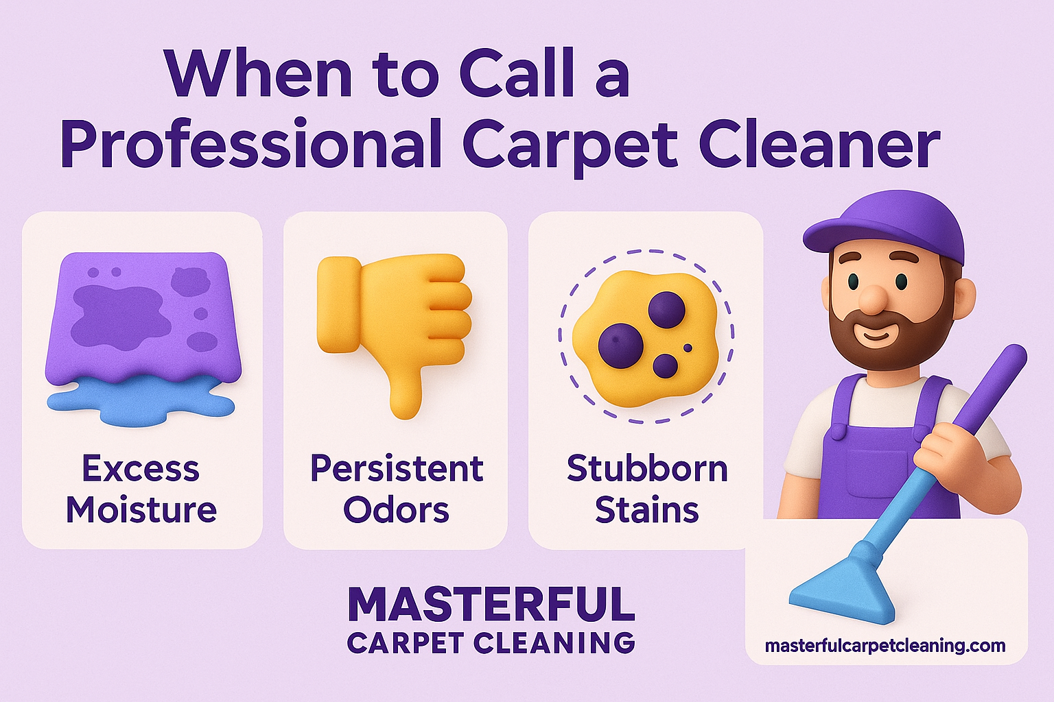 When to Call a Professional Carpet Cleaner
