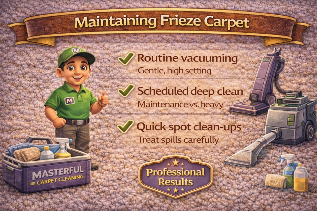 When to hire a professional for frieze carpet