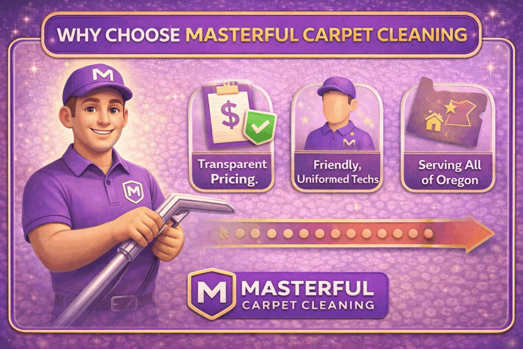 Why Choose Masterful Carpet Cleaning