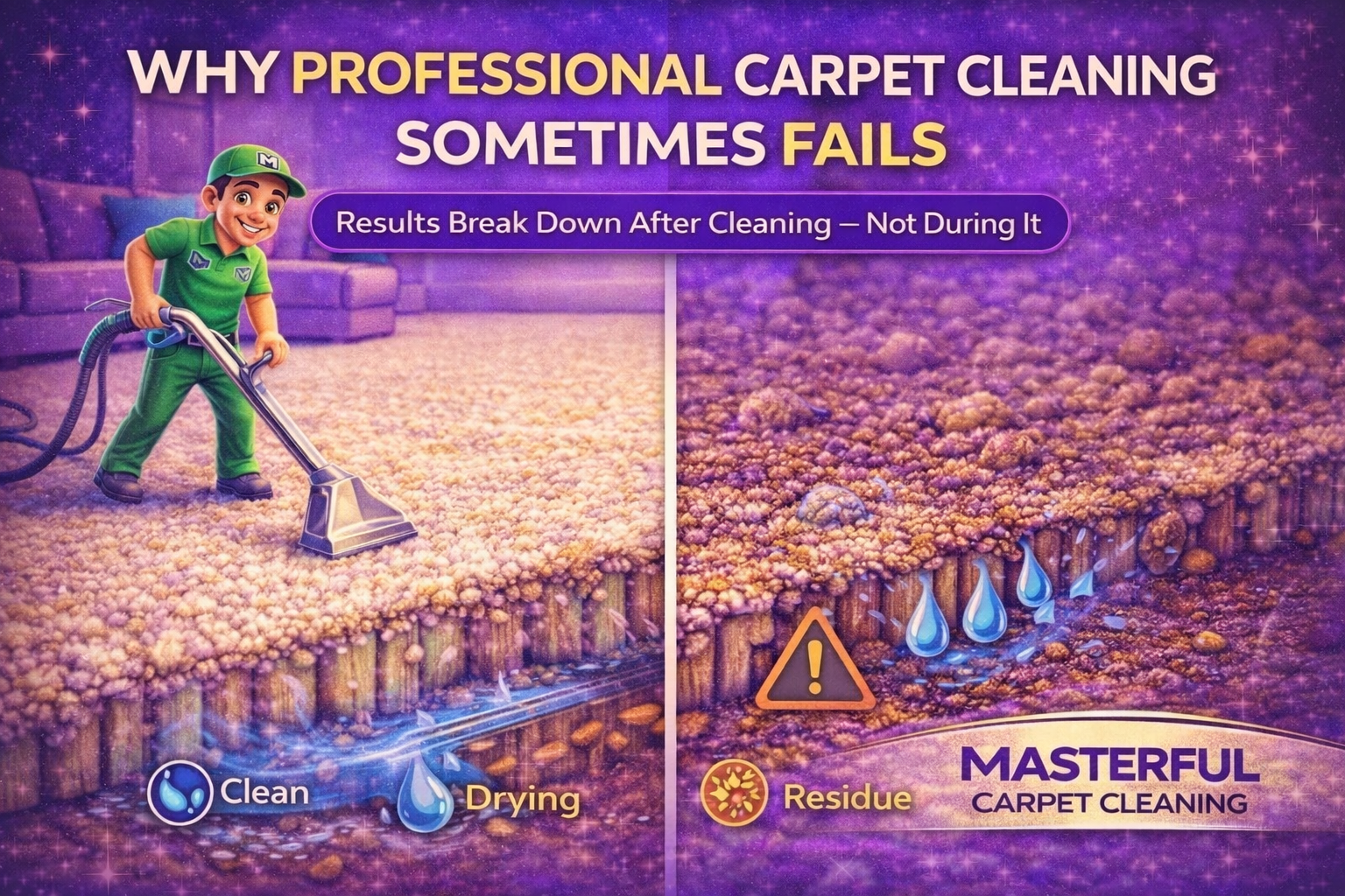 Why Professional Carpet Cleaning Sometimes Fails (And How to Prevent It)