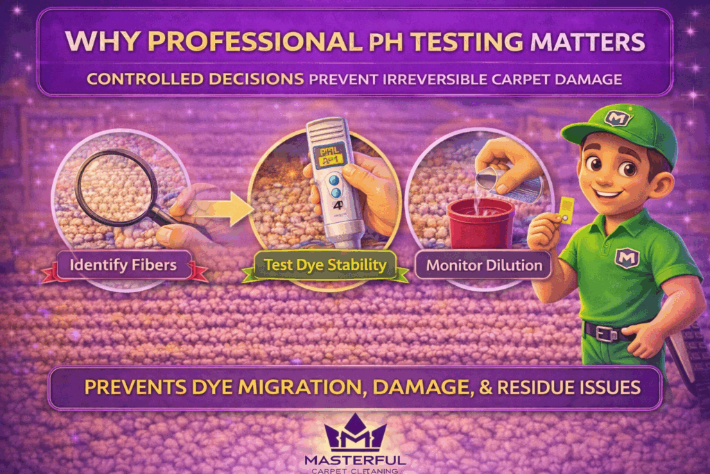 Why Professional pH Testing Prevents Irreversible Carpet Damage