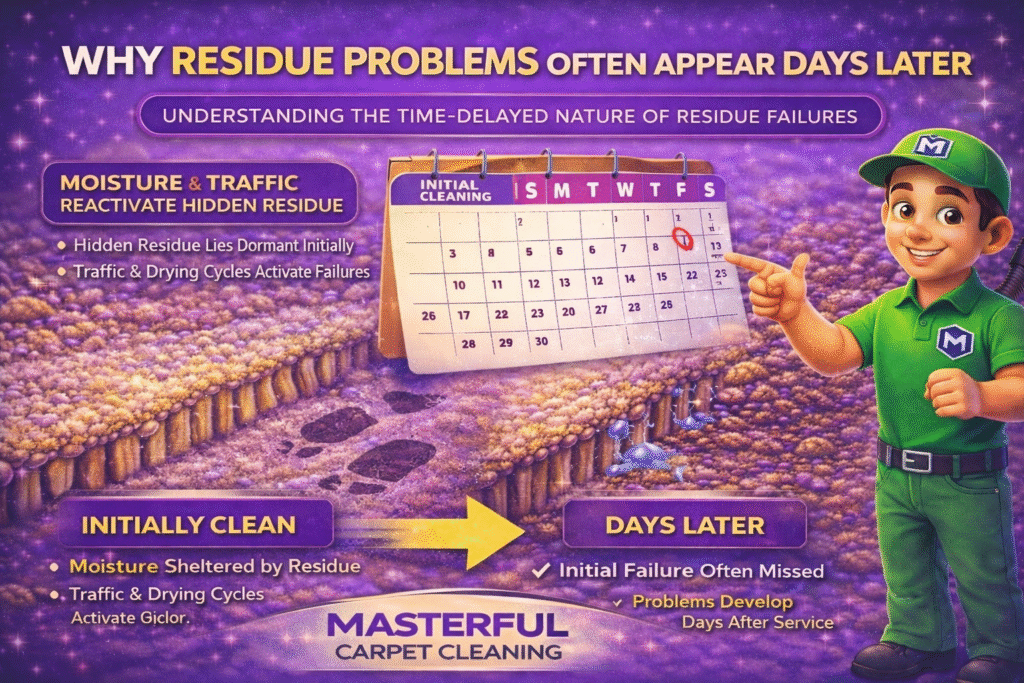 Why Residue Problems Often Appear Days Later