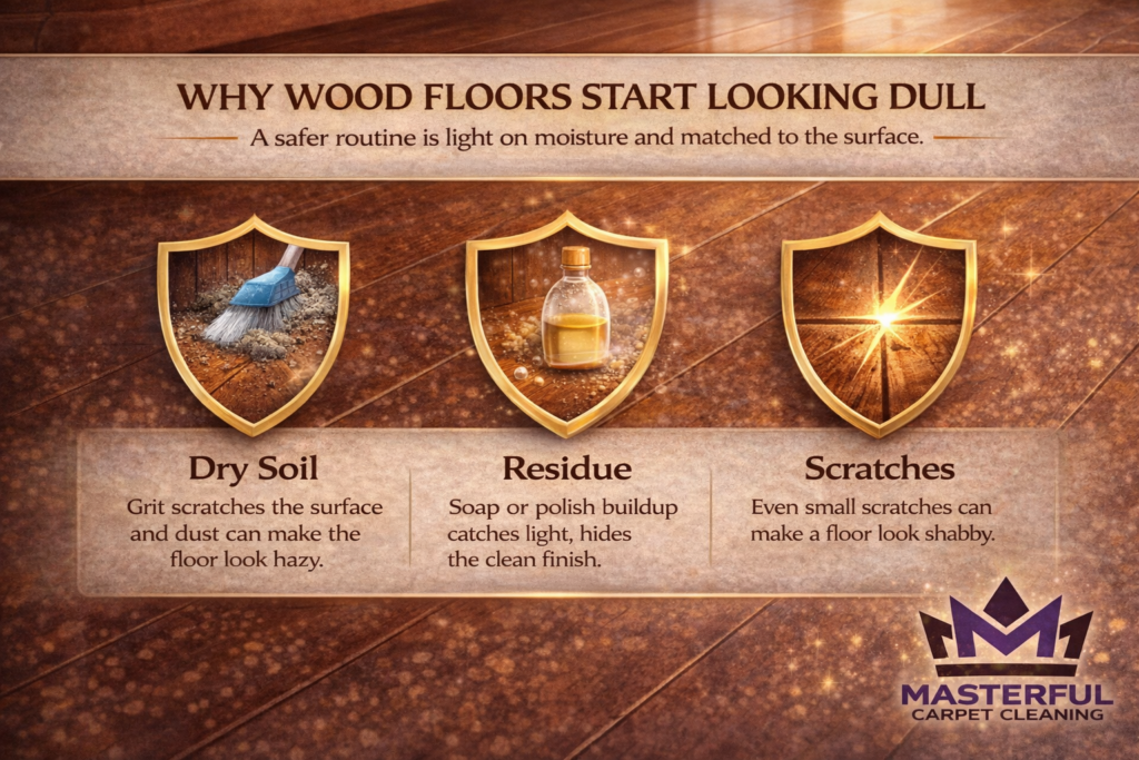 Why wood floors start looking dull