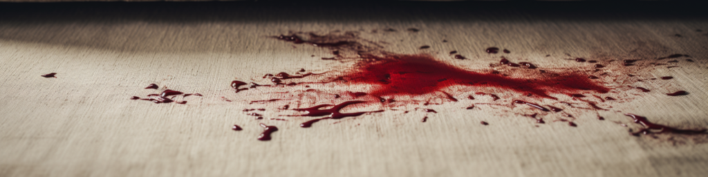Our Step-by-Step Process for Blood Stain Removal